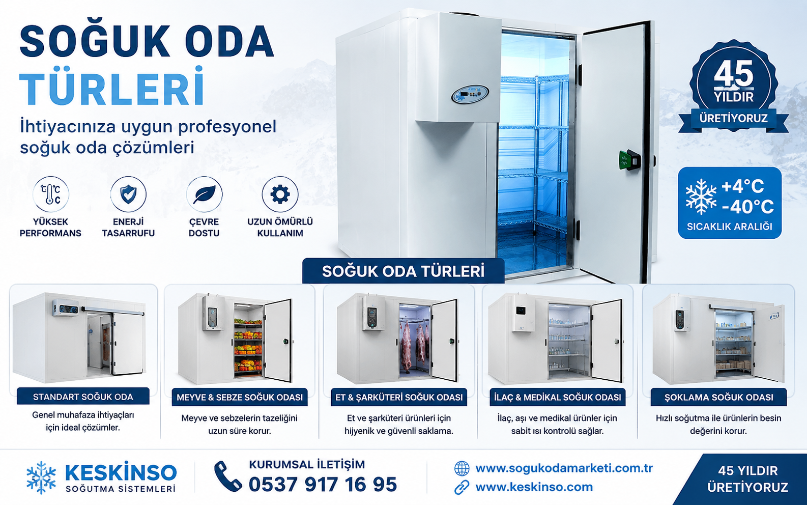 Soğuk Oda Türleri