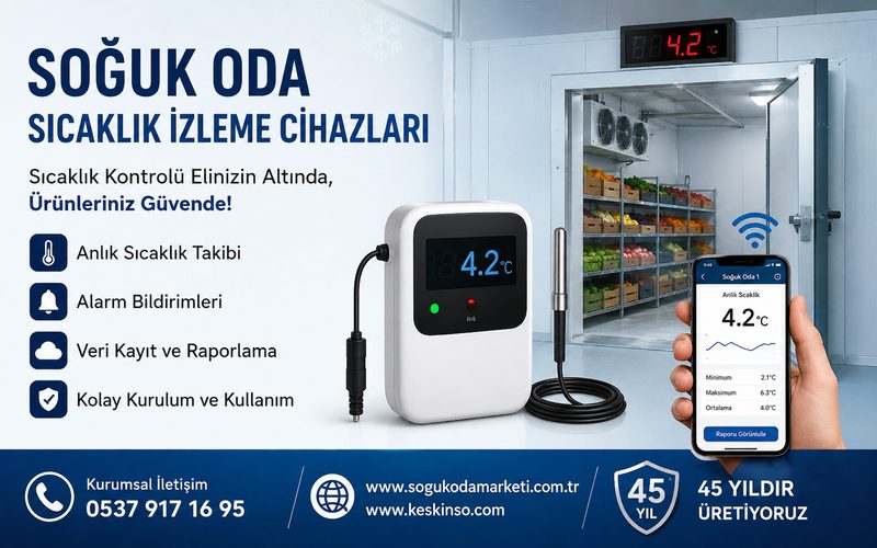 Soğuk Oda Sıcaklığı İzleme Cihazlar