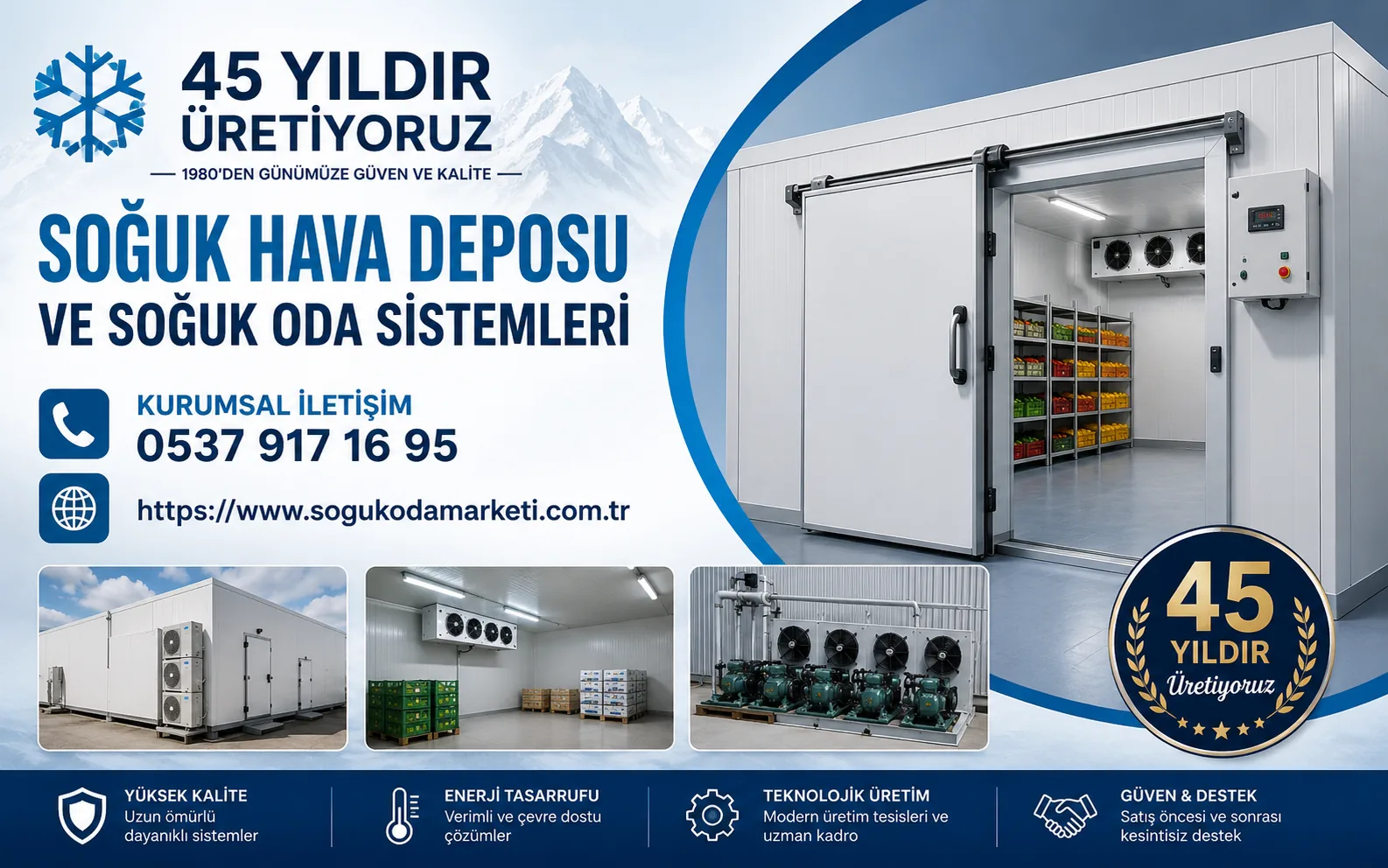 Soğuk Hava Deposu ve Soğuk Oda Sistemleri