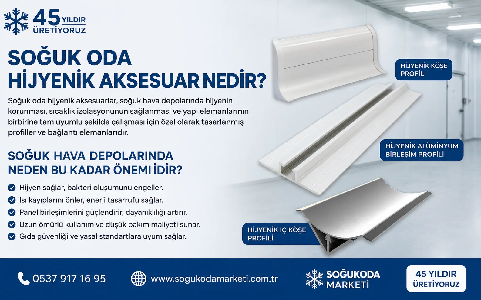 Soğuk Oda Hijyenik Aksesuar Nedir