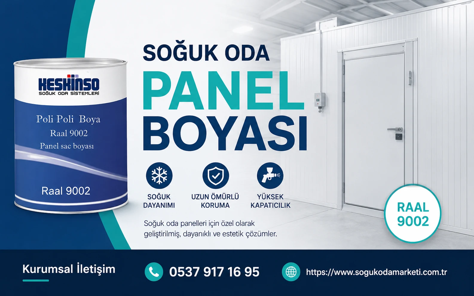 Soğuk Hava Deposu Panel Boyası