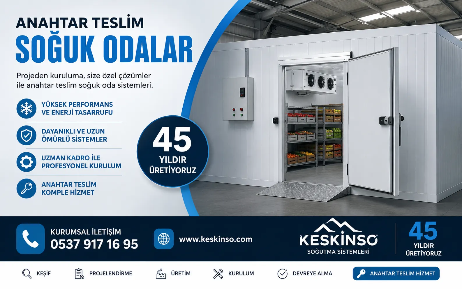 Anahtar Teslim Soğuk Oda