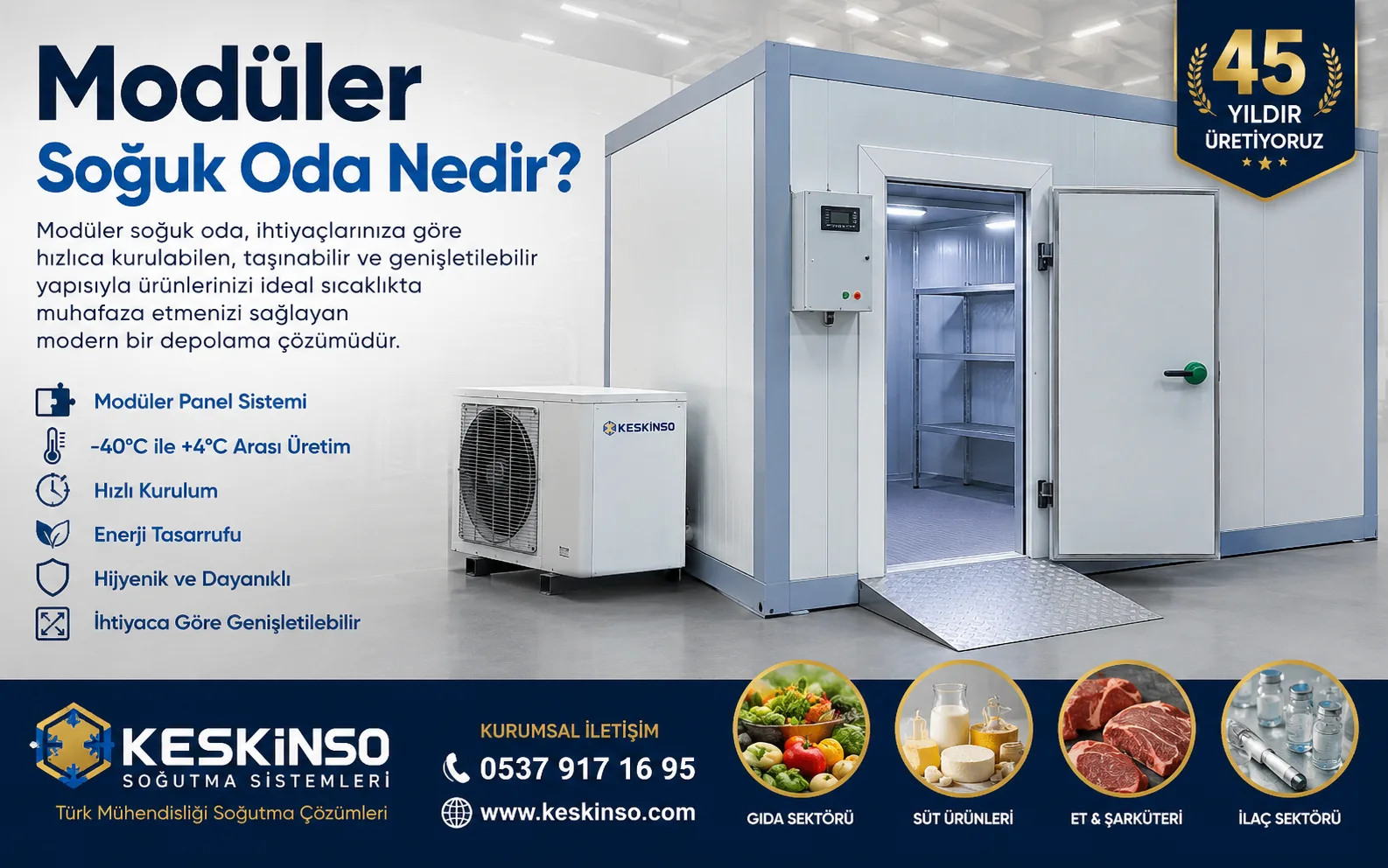 Modüler Soğuk Oda Nedir