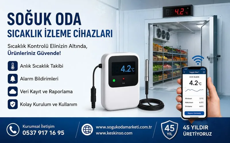 Soğuk Oda Sıcaklığı İzleme Cihazlar