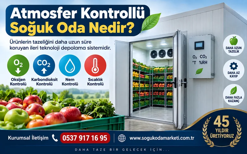 Atmosfer Kontrollü Soğuk Oda Nedir