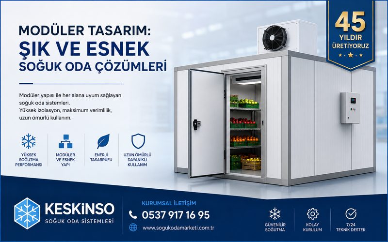 Modüler Tasarım: Şık ve Esnek Soğuk Oda Çözümleri